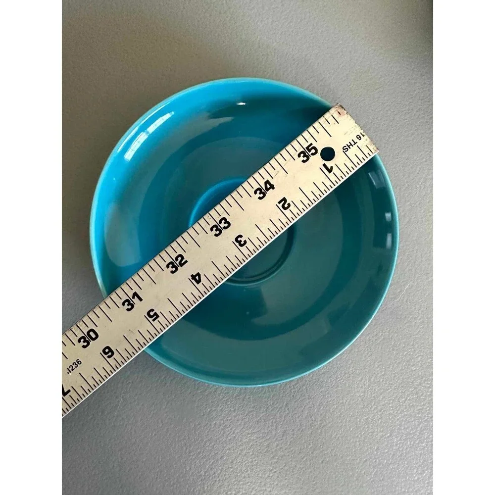 Sweese Porcelain Salad Pasta Saucer Plate 5.5” - Set of 6 Multicolor